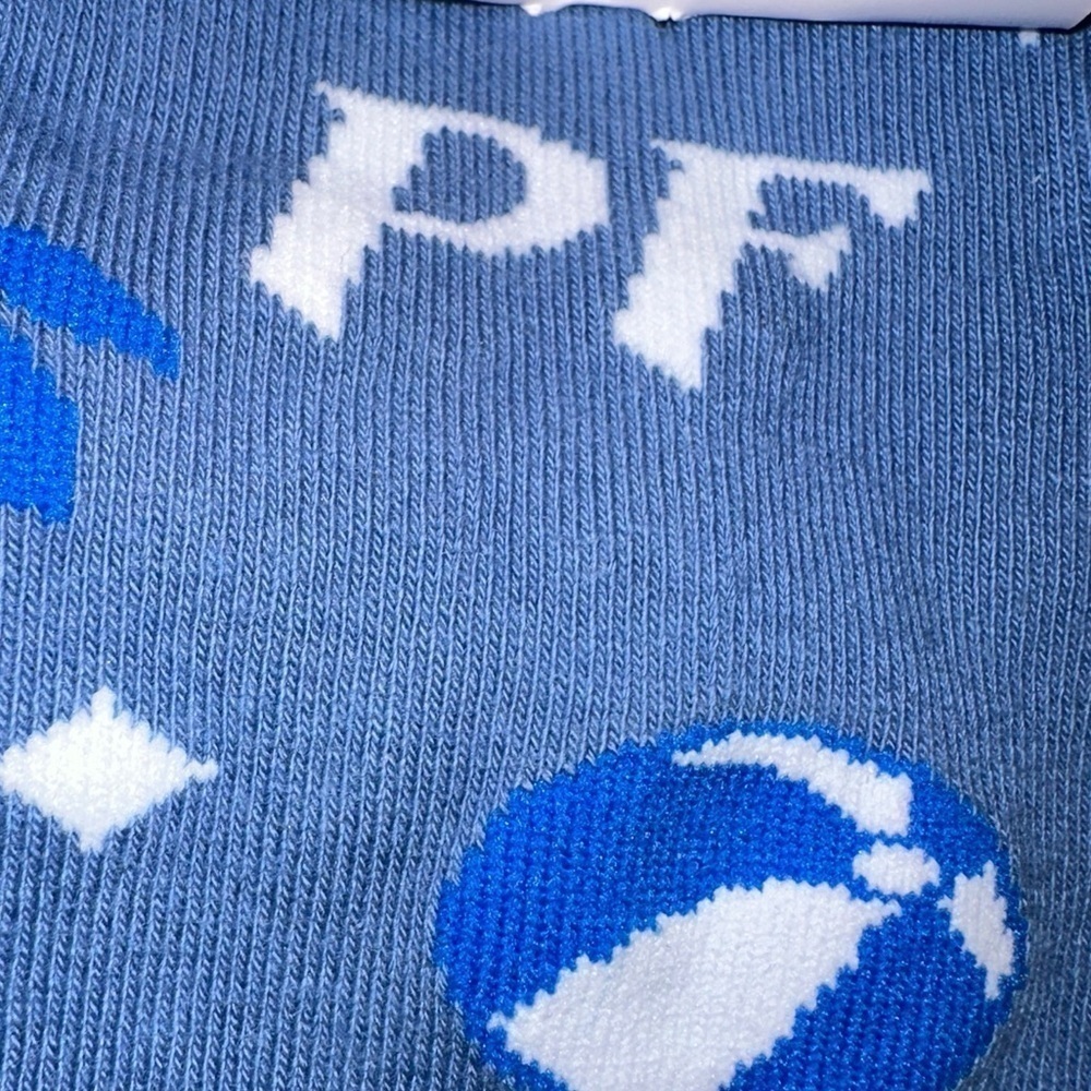 POSHFEST 2023 SAN DIEGO BLUE & WHITE BEACHBALL UNISEX SOCKS - Picture 6 of 9